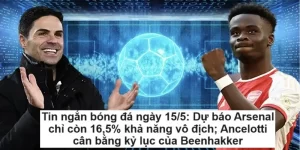 Tin ngắn bóng đá ngày 15/5