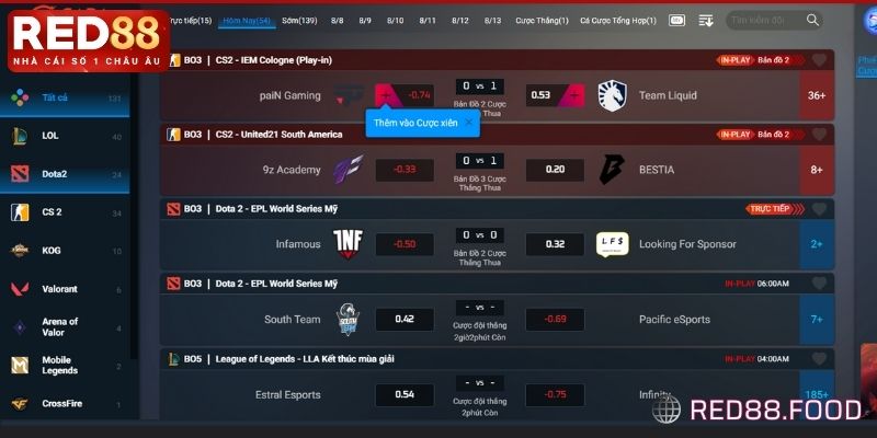 Ưu điểm thu hút cược thủ tham cá cược Esports 